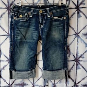 True Religion Jean Shorts Size 30